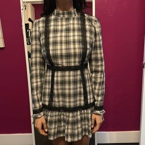Mini plaid dress